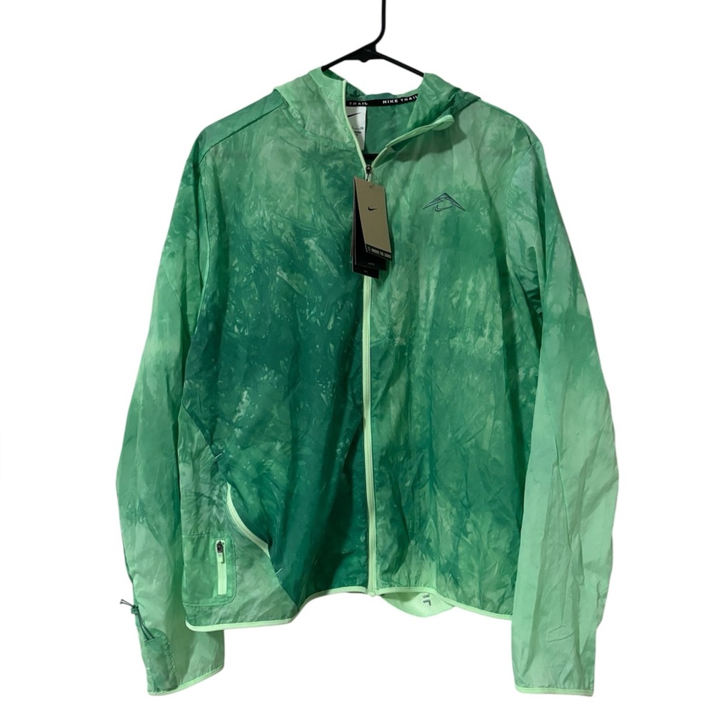Nike Trail Repel Jacket With Shorts Green Women’s Size XL NWT